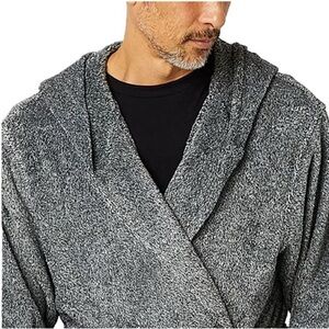 St. John's Bay Soft Touch Long Sleeve Hooded Robe Heather Grey 2XL-3XL